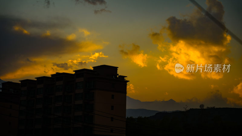 夕阳美景的震撼