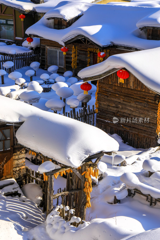 冬季黑龙江省牡丹江雪乡