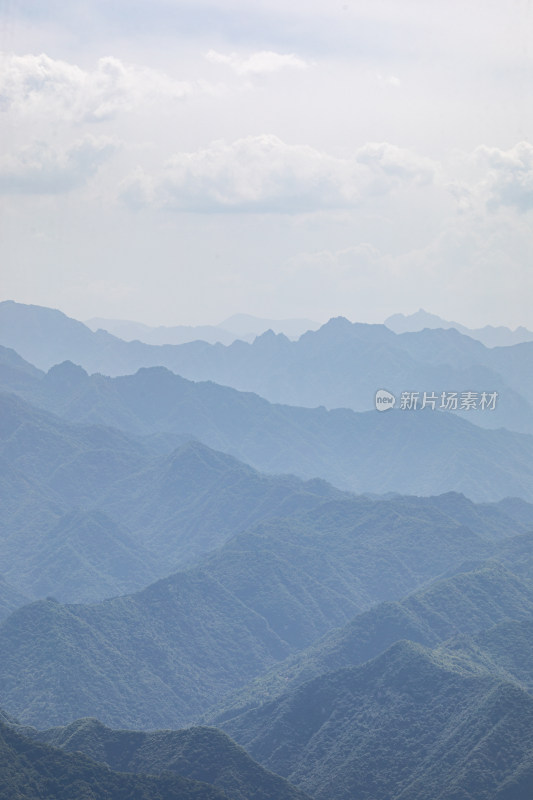 西安秦岭终南山南五台自然风光