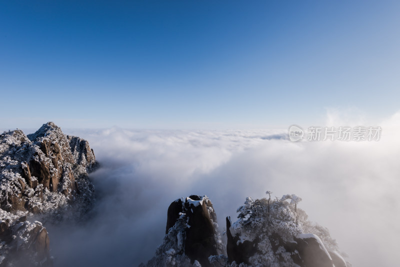 大自然冬季雪景