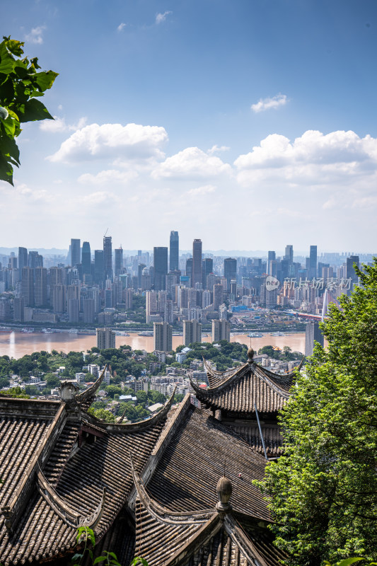 重庆城市天际线风景