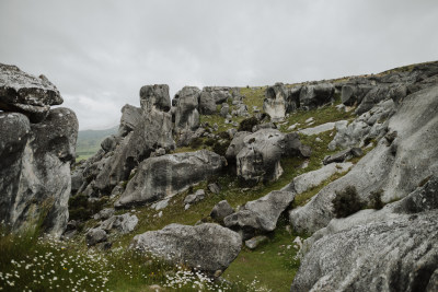 新西兰南岛巨石阵Castle Hill