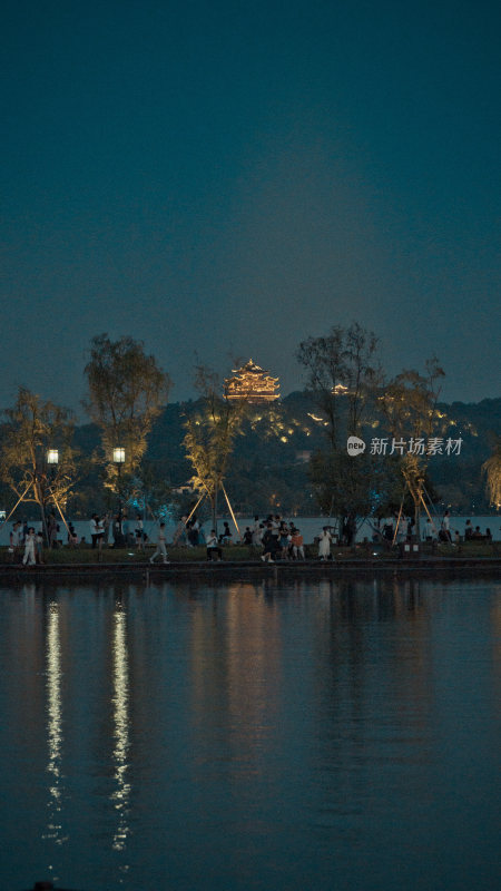 杭州西湖夜景