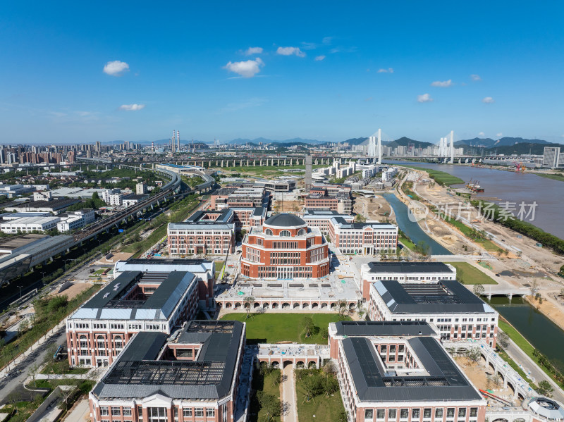 宁波东方理工大学航拍延时4k