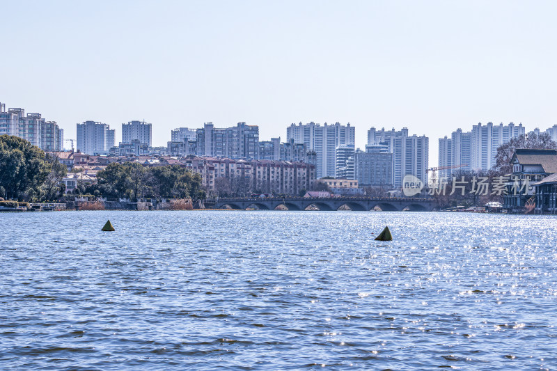 月牙湖城市建筑