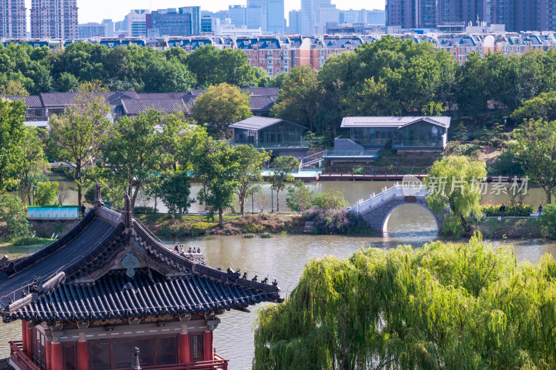 江苏泰州市望海楼景区建筑