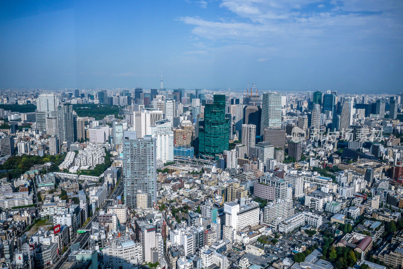 日本东京城市风光