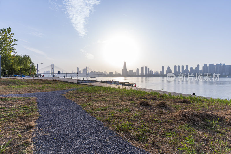 武汉武昌江滩公园风景