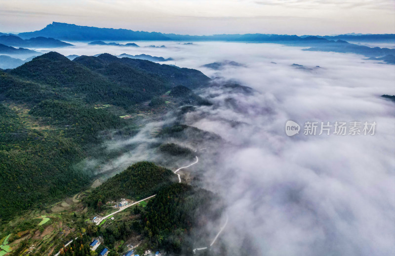 重庆酉阳：大龙村的枫叶红了