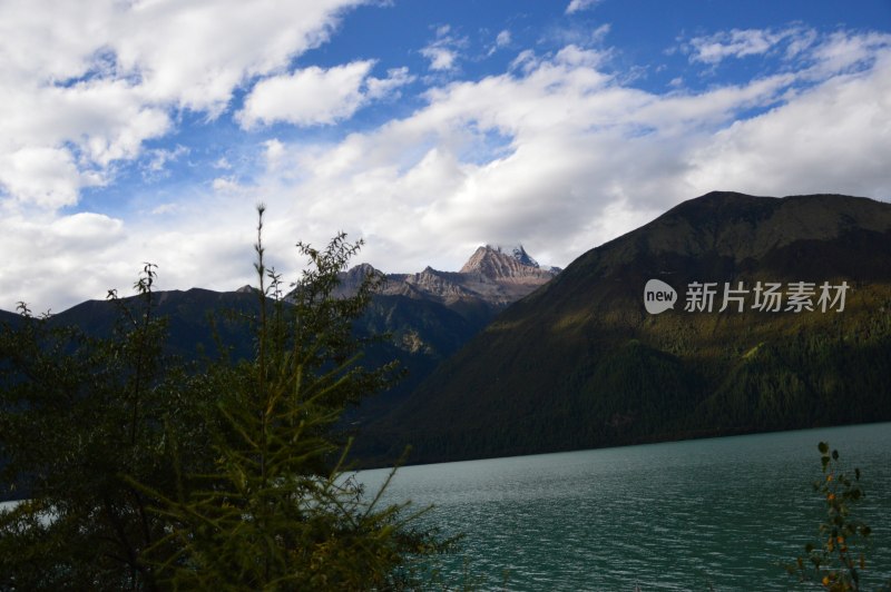 西藏巴松措景区风景