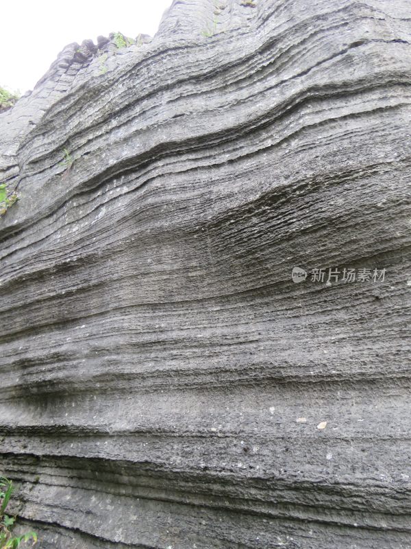 湖北恩施梭布垭石林旅游风光