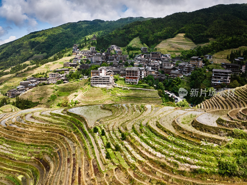 广西千层梯田