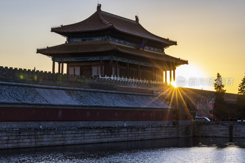 北京故宫博物院无人空景大景观细节