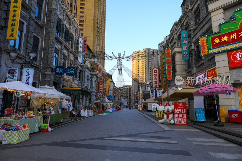 重庆城市白象街街道建筑景点