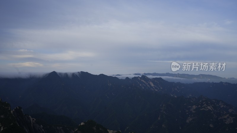 陕西华山山顶的风光