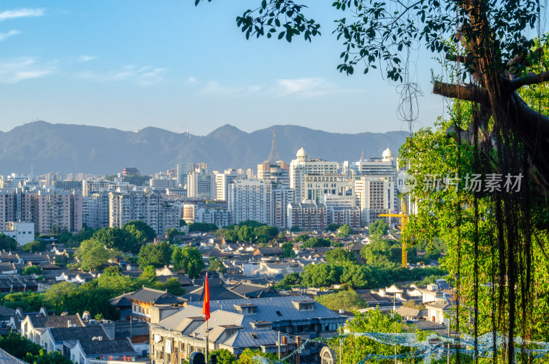 福州乌山风景区城市观景台