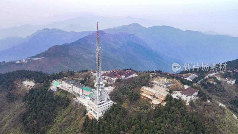 湖南南岳衡山5A景区航拍图