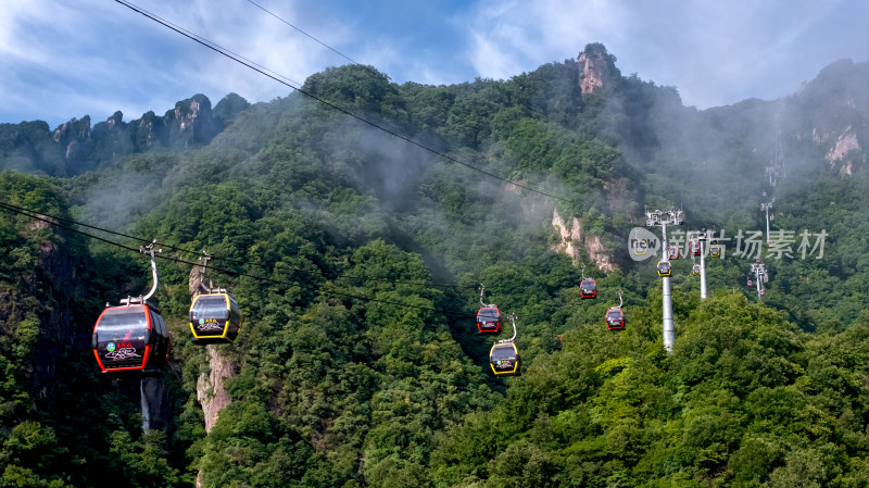 洛阳老君山景区上山索道缆车