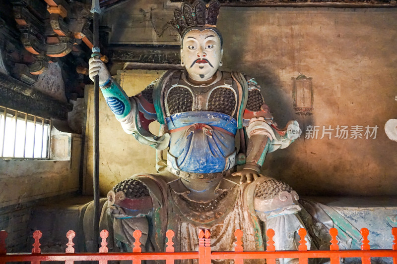 山西晋中市平遥县镇国寺彩塑艺术