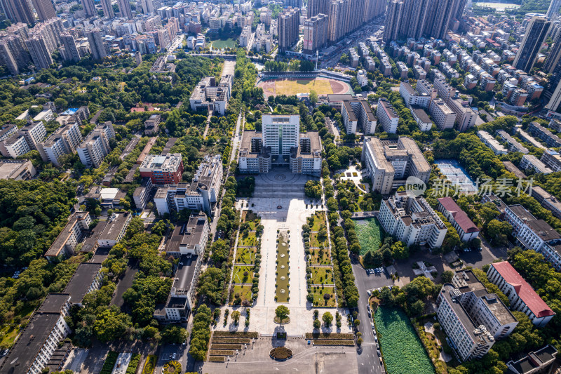 湖南衡阳南华大学红湘校区航拍