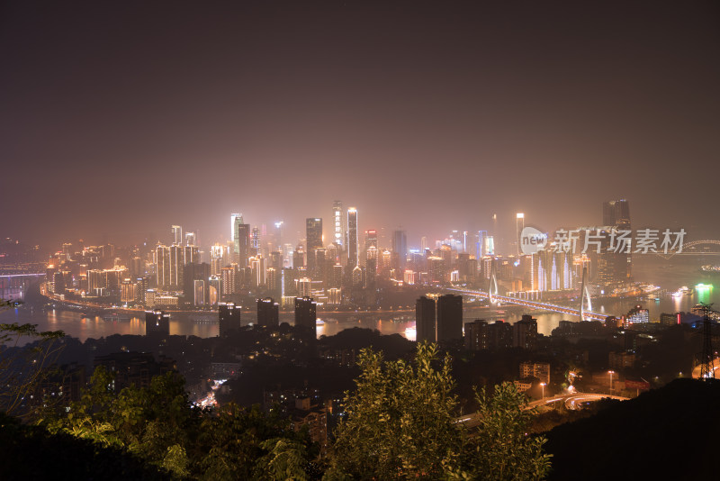 中国重庆城市夜景