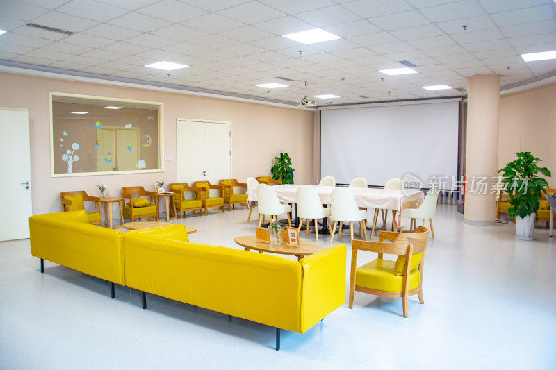 室内休闲洽谈空间场景