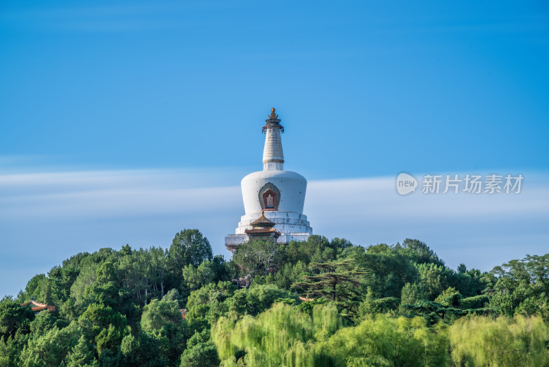 北京北海公园 琼华岛白塔