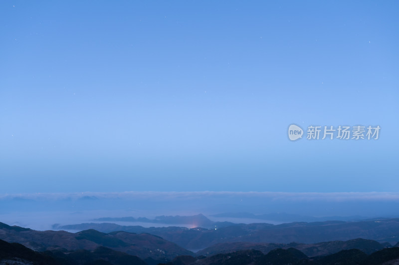 贵州高原的日出风光
