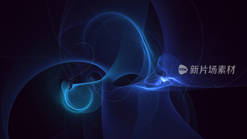 蓝色抽象光影图案背景