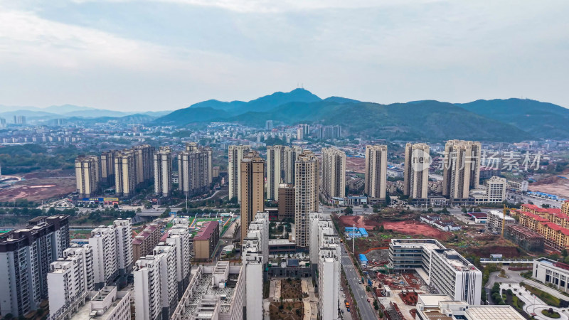 高层住宅小区全景