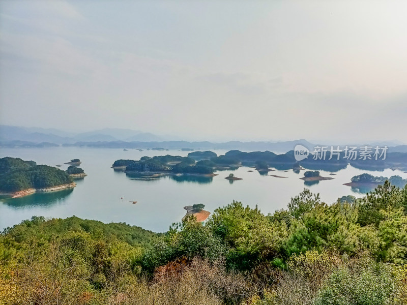 浙江杭州淳安5A景区千岛湖风景区