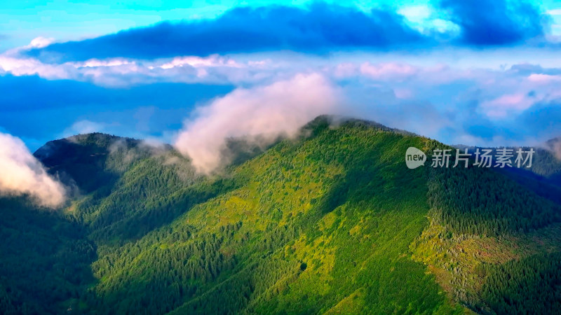 宁夏六盘山云海