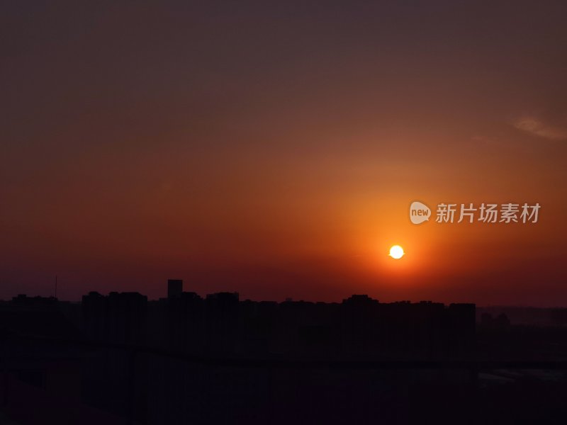 夕阳晚景