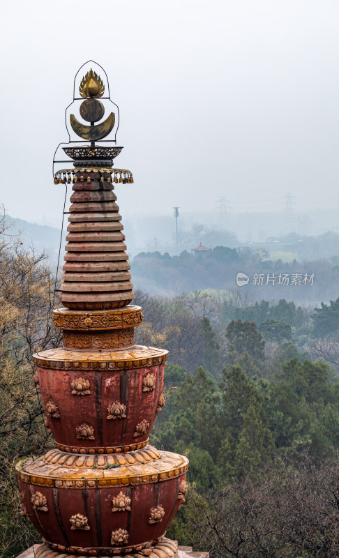 北京颐和园四大部洲景点景观