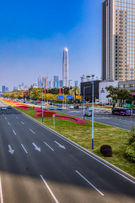 深圳市车公庙街景