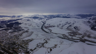 扎尕那冬季雪景