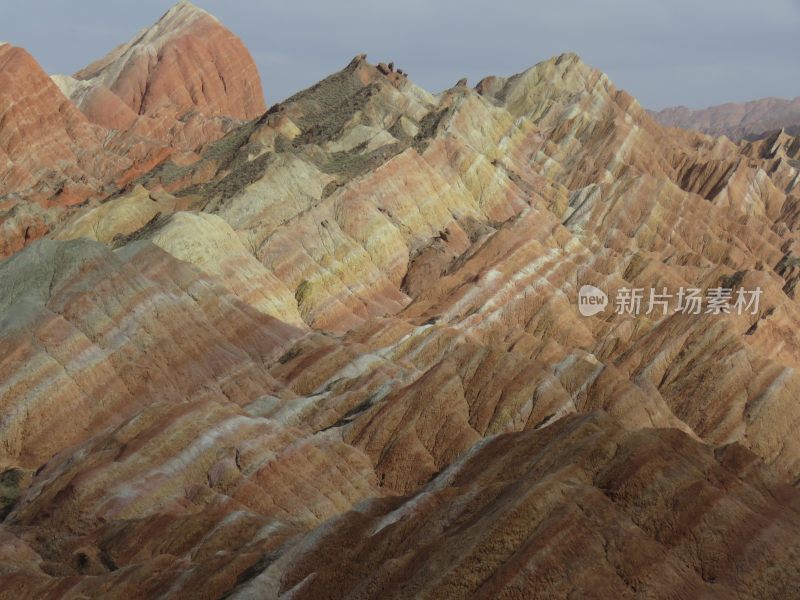 甘肃张掖七彩丹霞风景区旅游风光