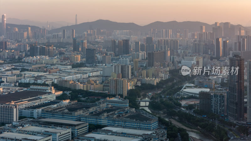 深圳龙华区城市风光