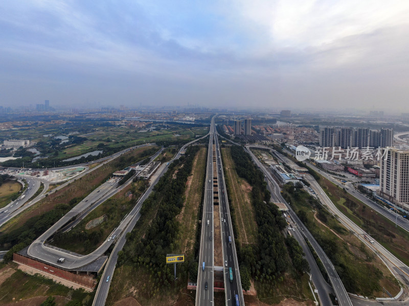 广东东莞城市交通全景图