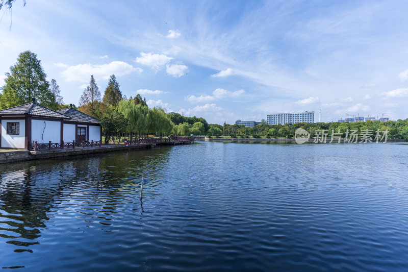 武汉蔡甸汤湖公园生态园林风景