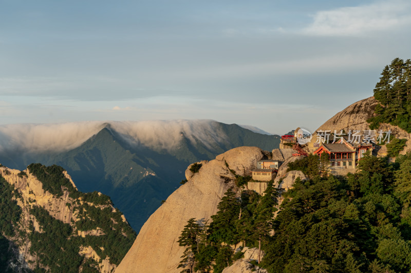 陕西华山山顶的风光