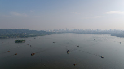 杭州西湖夏季风光