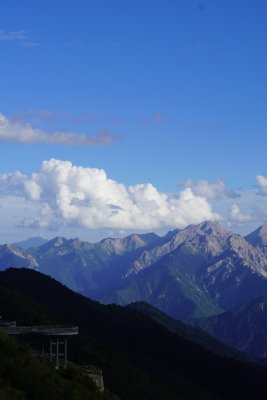 神仙池景区蓝天白云