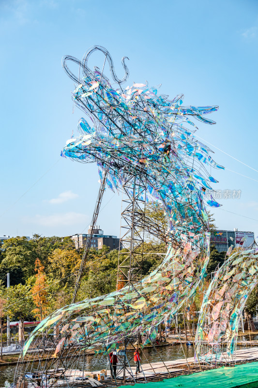 中国广东省广州市越秀公园迎春灯展