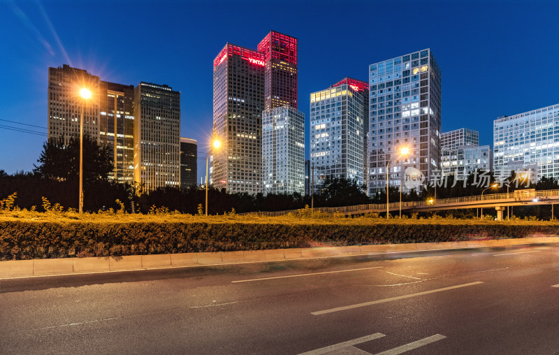 北京CBD SOHO夜景