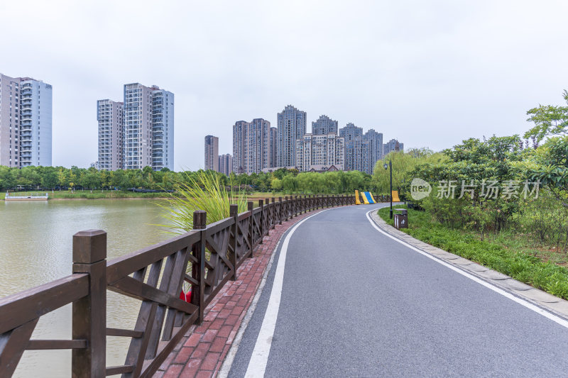 武汉江夏区韵湖湿地公园风景