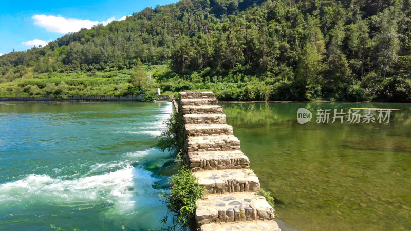 自然风光小桥流水风景