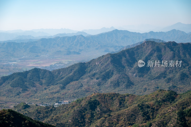 北京，慕田峪长城秋景