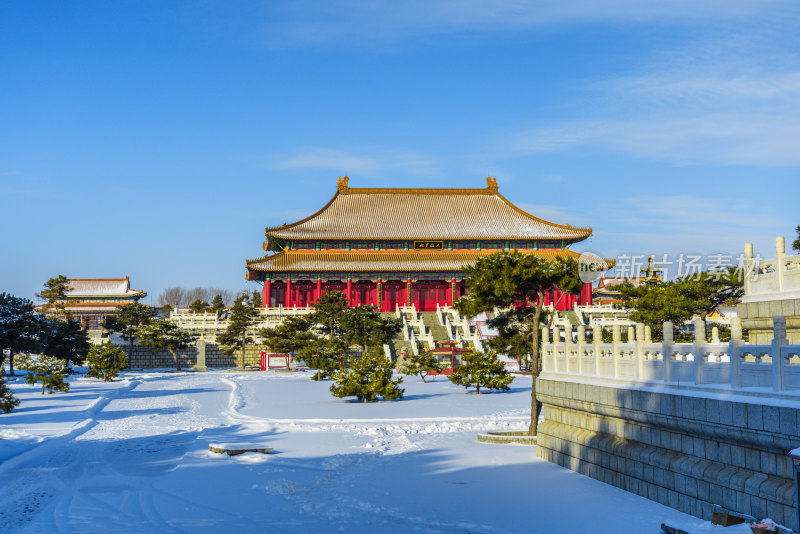 松原龙华寺大雄宝殿全景