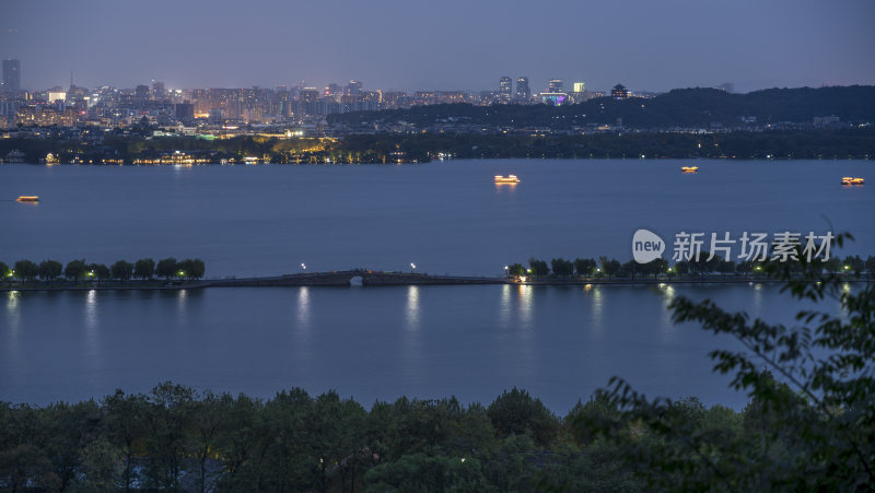 杭州西湖夜景